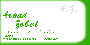 arpad zobel business card